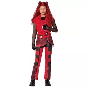 Disney Descendants Red and Black Costume for Kids